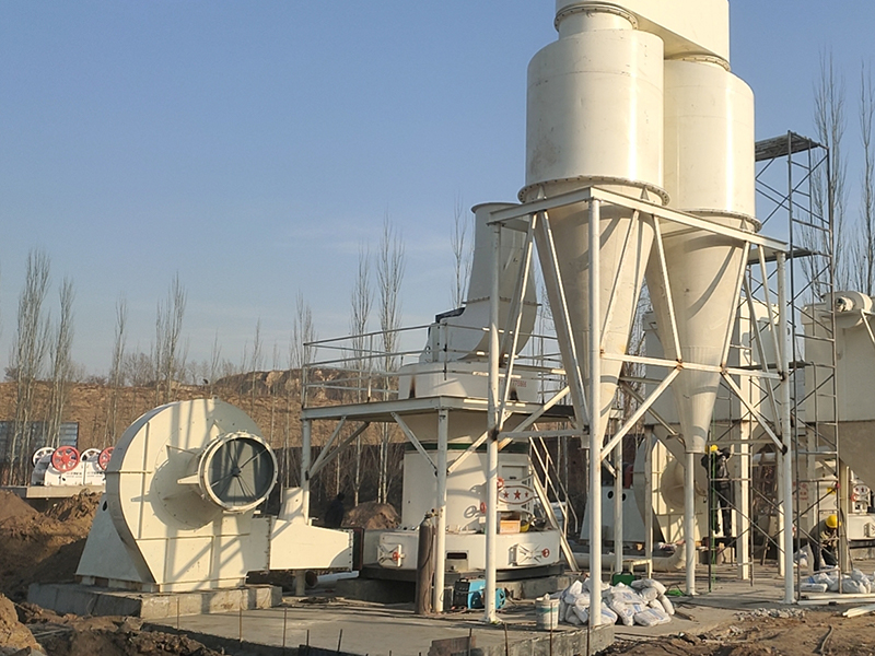 The bauxite powder grinding process