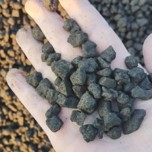 Slag can be used as aggregate