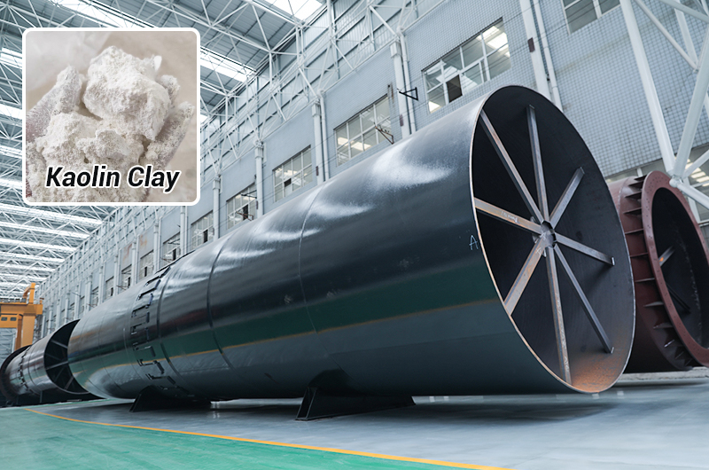 Kaolin rotary dryer