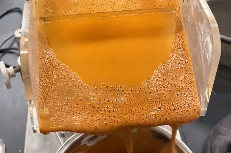 Флотационная пена золотой руды