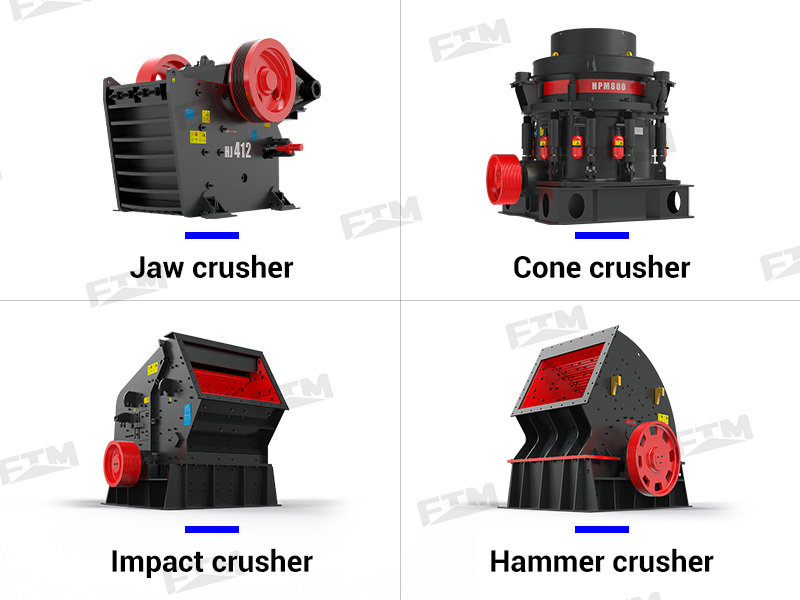 Cuatro tipos de trituradoras de piedra