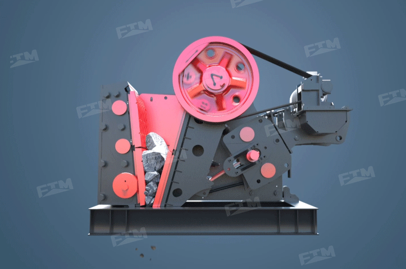 Principio de funcionamiento de la trituradora de mandíbulas