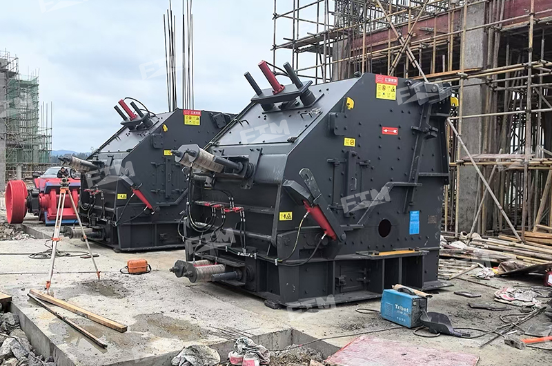 Diagrama de trituradora de impacto