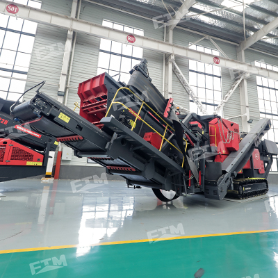 كسارة متنقلة لموقع تعدين الذهب Mobile crusher for gold mining site