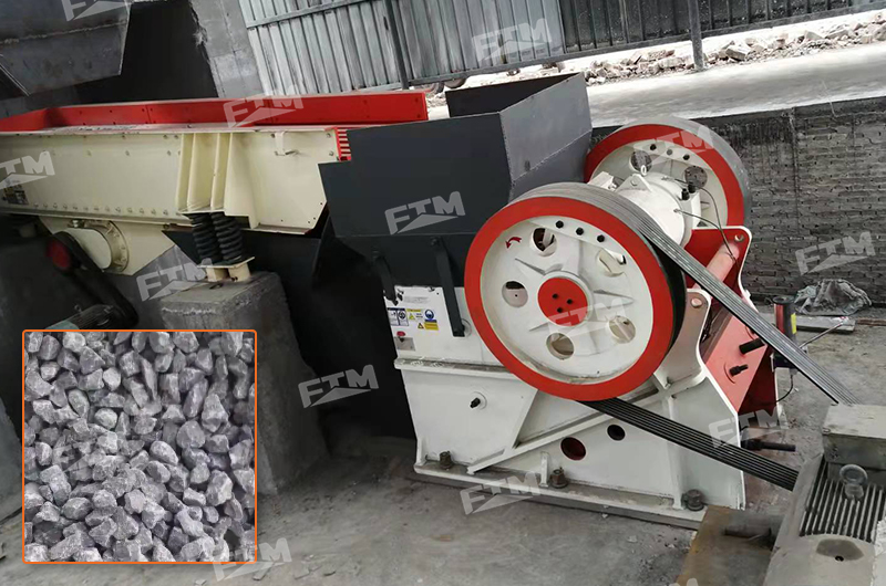 Jaw crusher for asphalt aggregate crushing