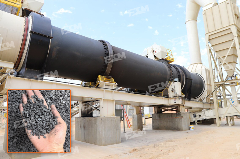Rotary dryer for asphalt aggregate drying