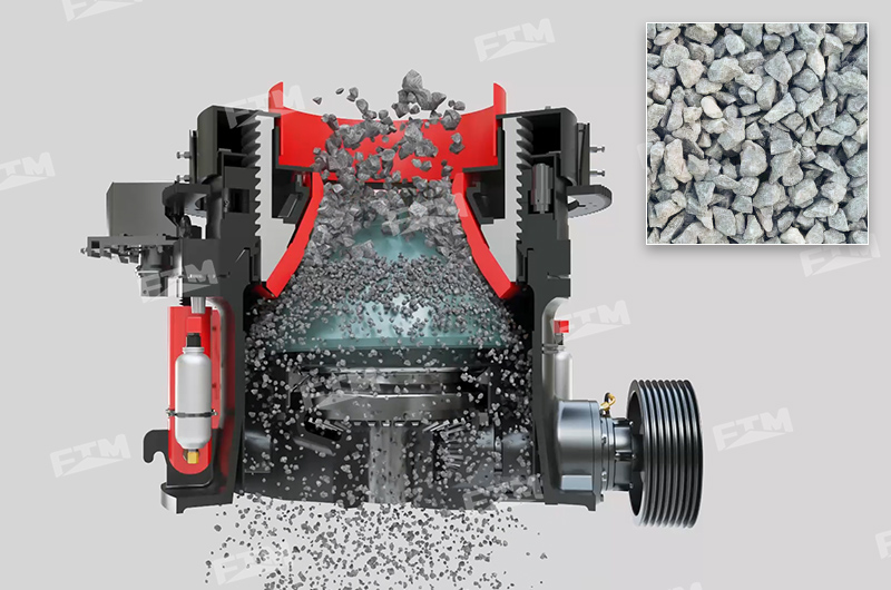 Многоконусная гидравлическая конусная дробилка