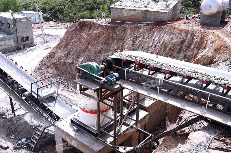 200 TPH river pebble crushing plant using cone crusher