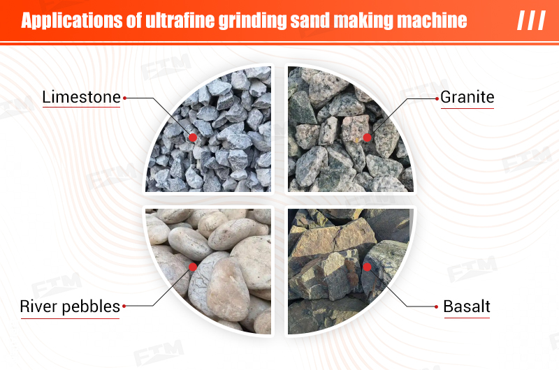 Ultrafine grinding sand making machine uses