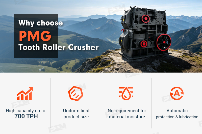 Advantages of PMG tooth roller crusher