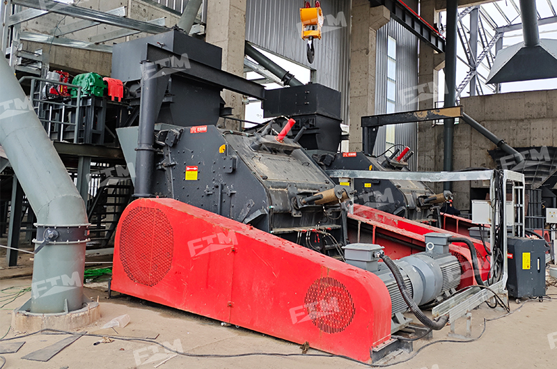 Limestone crushing plant