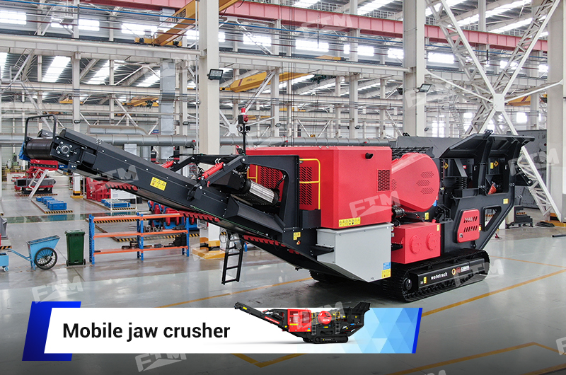 Mobile jaw crusher