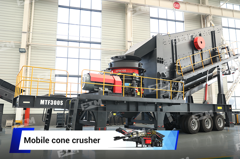 Mobile cone crusher