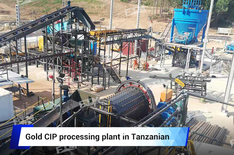 Gold CIP processing plant in Tanzania was designed by FTM Machinery