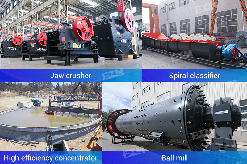 Equipment used for ore pretreatment in the CIL process