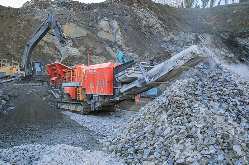 Terex mobile crushing equipment