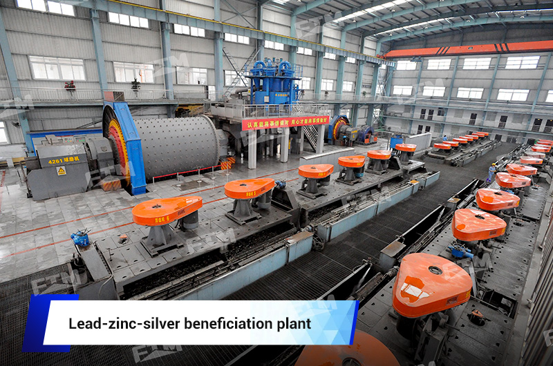 Lead-zinc-silver beneficiation plant