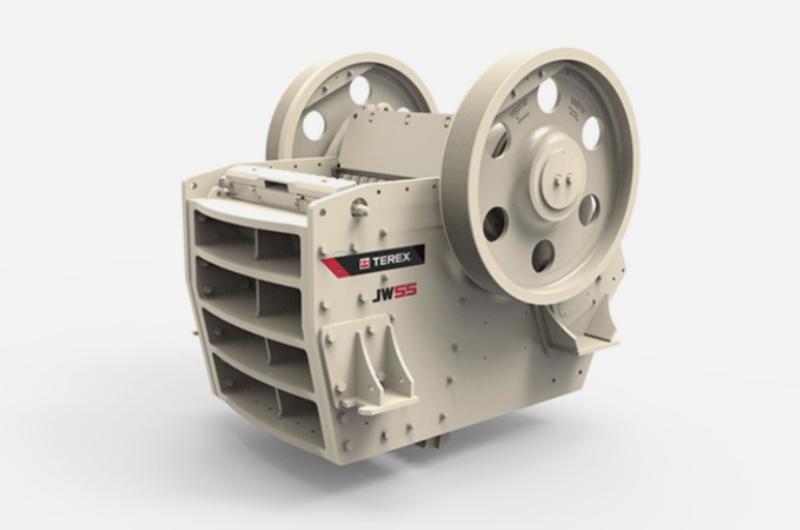 Jaw crusher in Terex