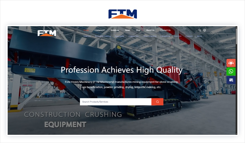 FTM Machinery — производитель дробильного оборудования