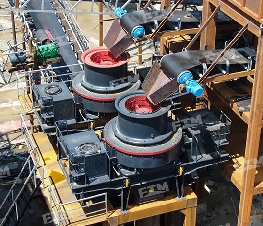 Fixed VSI sand making plant in Turkey