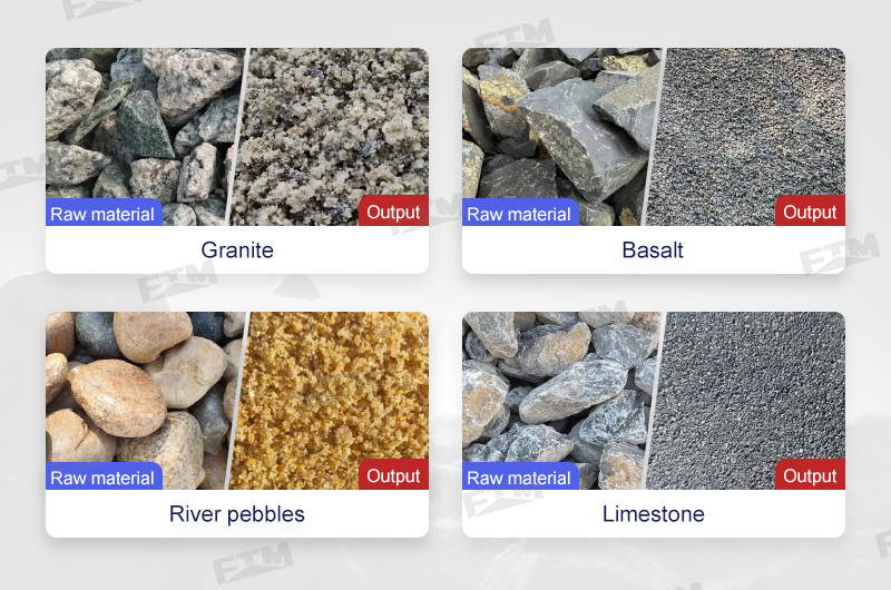 VSI Crusher producing manufactured sand