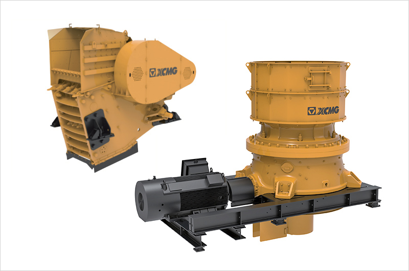 Jaw crusher and cone crusher in XCMG