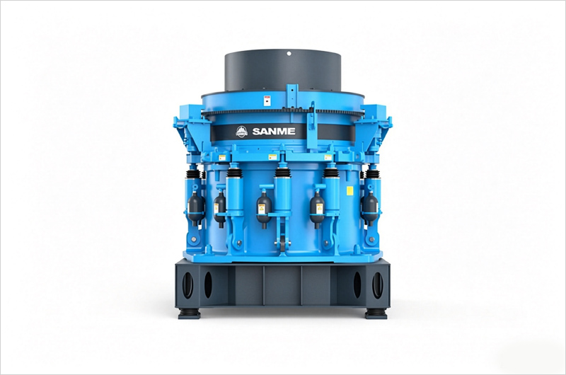 Hydraulic cone crusher in SANME