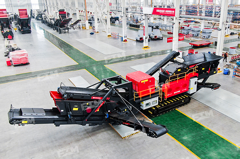 FTM Machinery mobile crushing equipment at the factory