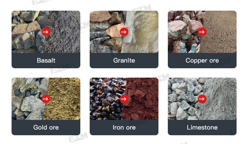 Different ores that can be processed by autogenous mills