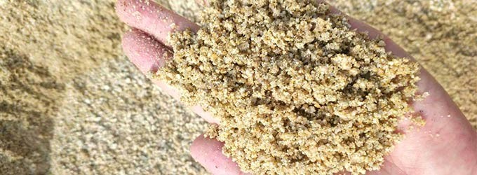 Как сделать песок по камешкам?