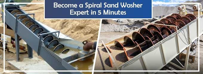 Conviértase en un experto en lavadoras de arena en espiral en 5 minutos
